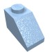 3040b - Slope 45Â° 2 x 1 with Bottom Pin - Bright Light Blue