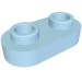 35480 - Plate Special 1 x 2 Rounded with 2 Open Studs - Bright Light Blue
