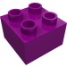 3437 - Duplo Brick 2 x 2 - Purple