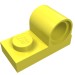 11458 - Bright Light Yellow - Plate Special 1 x 2 with Pin Hole on Top