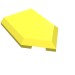 22385 - Tile Special 2 x 3 Pentagonal - Bright Light Yellow