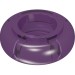 46296 - Trans-Light Purple - Clikits Bead, Ring, Thick Small with Hole