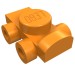 11253 - Orange - Sports Roller Skate