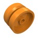 18976 - Orange - Wheel 18 x 12 with Axle Hole and Stud