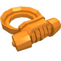 24135 - Minifig Neckwear Scuba Breathing Regulator - Orange