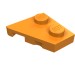 24307 - Orange - Wedge Plate 2 x 2 Right