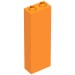 2454b - Orange - Brick 1 x 2 x 5 with Hollow Studs