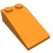 30363 - Orange - Slope 18Â° 4 x 2