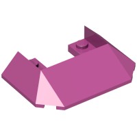 13269 - Wedge Sloped 45Â° 6 x 4 Double / 33Â° [Train Roof] - Magenta