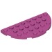 22888 - Magenta - Plate Round Half 4 x 8