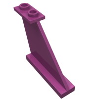 2340 - Wing, Tail 4 x 1 x 3 - Magenta