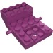 24055 - Magenta - Vehicle Base, Carriage 4 x 6 x 1 2/3 with Wheel Clip Pins
