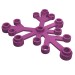 2417 - Magenta - Plant, Leaves 6 x 5