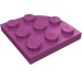 30357 - Plate Round Corner 3 x 3 - Magenta