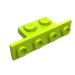2436 - Bracket 1 x 2 - 1 x 4 [Square Corners] - Lime