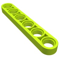 32063 - Technic Beam 1 x 6 Thin - Lime