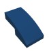 11477 - Slope Curved 2 x 1 No Studs [1/2 Bow] - Dark Blue