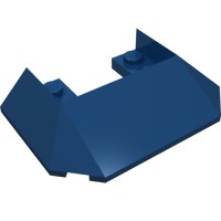 13269 - Wedge Sloped 45Â° 6 x 4 Double / 33Â° [Train Roof] - Dark Blue