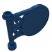 13459 - Dark Blue - Road Sign Round on Pole
