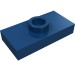 15573 - Dark Blue - Plate Special 1 x 2 with 1 Stud with Groove and Inside Stud Holder (Jumper)