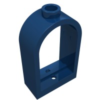 30044 - Window 1 x 2 x 2 2/3 with Rounded Top - Dark Blue