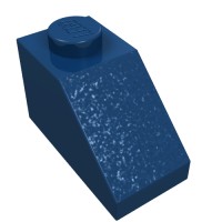 3040b - Slope 45Â° 2 x 1 with Bottom Pin - Dark Blue