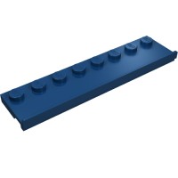 30586 - Plate Special 2 x 8 with Door Rail - Dark Blue