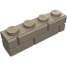 15533 - Dark Tan - Brick Special 1 x 4 with Masonry Brick Profile