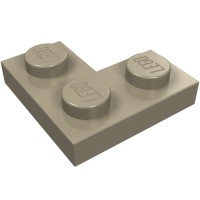 2420 - Plate 2 x 2 Corner - Dark Tan