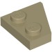 24299 - Wedge Plate 2 x 2 Left - Dark Tan