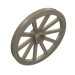 33211 - Dark Tan - Wheel Wagon Huge (43mm D.)