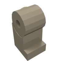 3817 - Leg, Left - Dark Tan