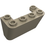 4284 - Windscreen 2 x 4 x 2 Inverted - Dark Tan