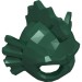 10227 - Mask, Swamp Creature with Eye Holes, Fins and Spikes - Dark Green