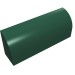 10314 - Brick Curved 1 x 4 x 1 1/3 No Studs - Dark Green