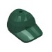 11303 - Dark Green - Hat / Cap Short Curved Bill with Seams and Hole on Top