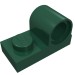 11458 - Dark Green - Plate Special 1 x 2 with Pin Hole on Top