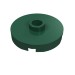 18674 - Dark Green - Plate Special Round 2 x 2 with Center Stud (Jumper Plate)