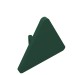 30259 - Road Sign Clip-on 2.2 x 2.667 Triangular - Dark Green