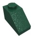 3040b - Dark Green - Slope 45Â° 2 x 1 with Bottom Pin
