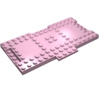 18922 - Plate Special 9 x 16 x 2/3 with 1 x 4 Recessed - Bright Pink
