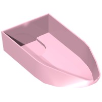 28533 - Boat Hull 8 x 16 x 3 - Bright Pink