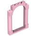 40066 - Panel 1 x 6 x 7 with 2 Columns and Arch - Bright Pink