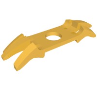 12618 - Minifig Neckwear Shoulder Pads with Spikes - Pearl Gold
