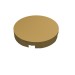 14769 - Tile Round 2 x 2 with Bottom Stud Holder - Pearl Gold