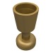 2343 - Equipment Goblet / Glass - Pearl Gold