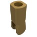 23443 - Bar Holder with Hole and Bar Handle - Pearl Gold