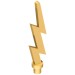 27256 - Wave / Lightning Angular, Single - Pearl Gold