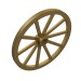 33212 - Pearl Gold - Wheel Wagon Giant (56mm D., 7 studs Dia.)