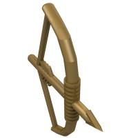 4499 - Weapon Bow and Arrow [Large] - Pearl Gold